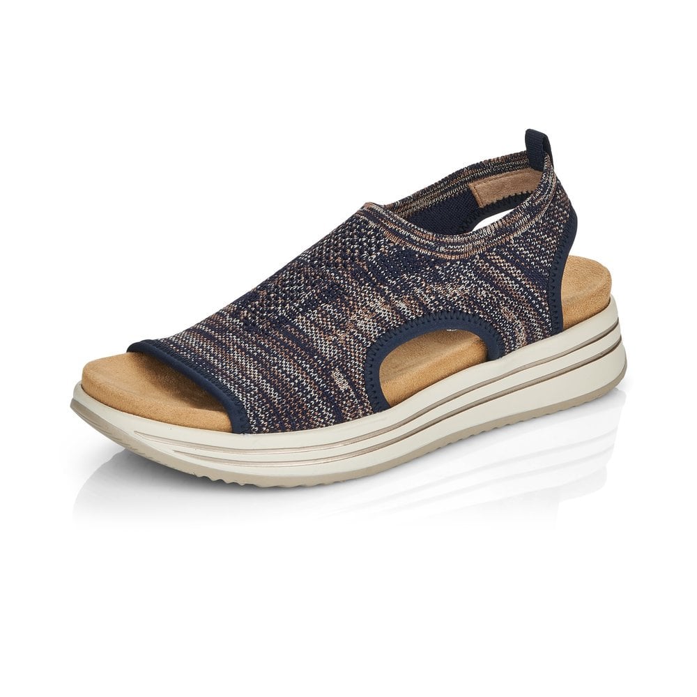 Remonte Sandaler Dam Blå - Slip On Sandaler | 976314ADG